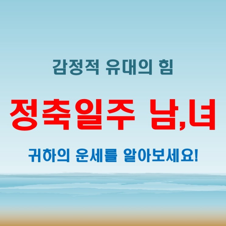  정축일주 여자 남자 누구도 쉽게 다룰 수 없는 강한 기질
