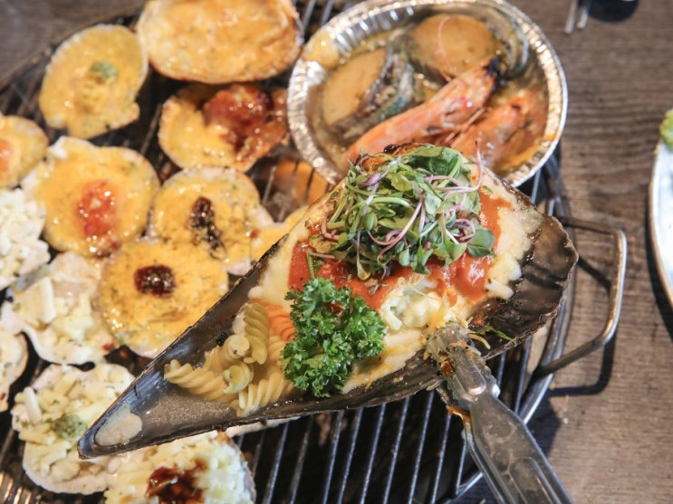  오이도 조개구이 맛집 신박했던 청춘조개본점