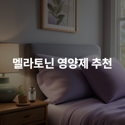 멜라토닌 영양제 추천 베스트 3가지 : 안전한 복용법과 부작용