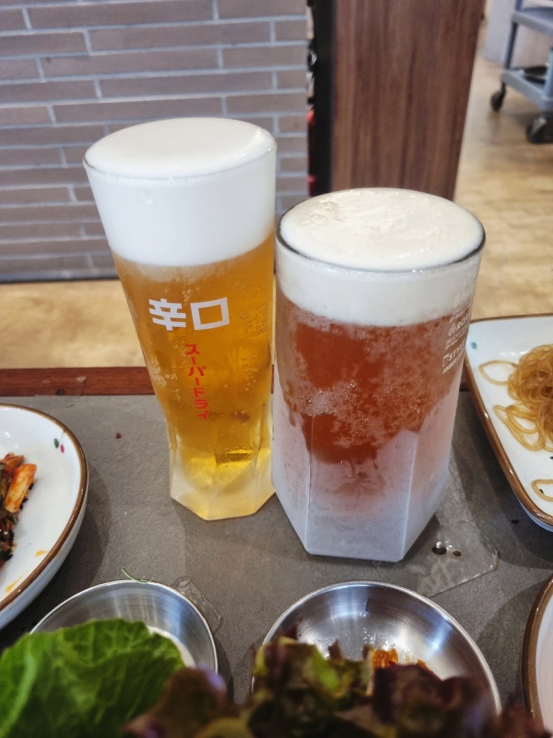 경북 구미 옥계맛집 전원숯불 가성비갑 돼지갈비 전문점 레드락생맥주 최고 !!!