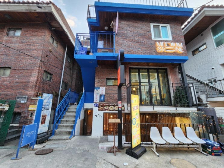 뚝섬역카페 미디엄스톤 성수 디저트 맛집