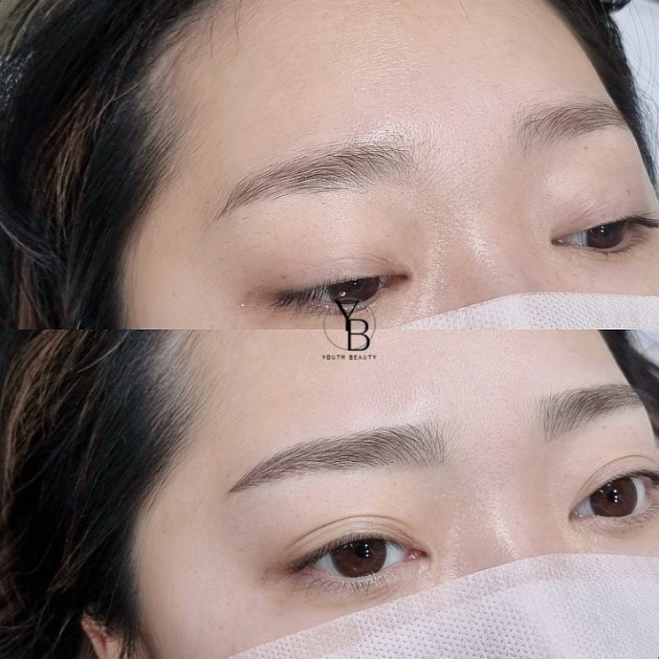  쌍촌동 눈썹문신 전후 차이 대박!!