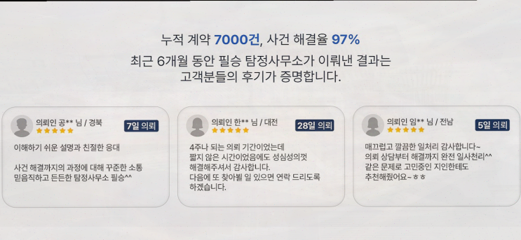  불륜 문제로 고민 중이라면? 잠실 탐정사무소 의뢰