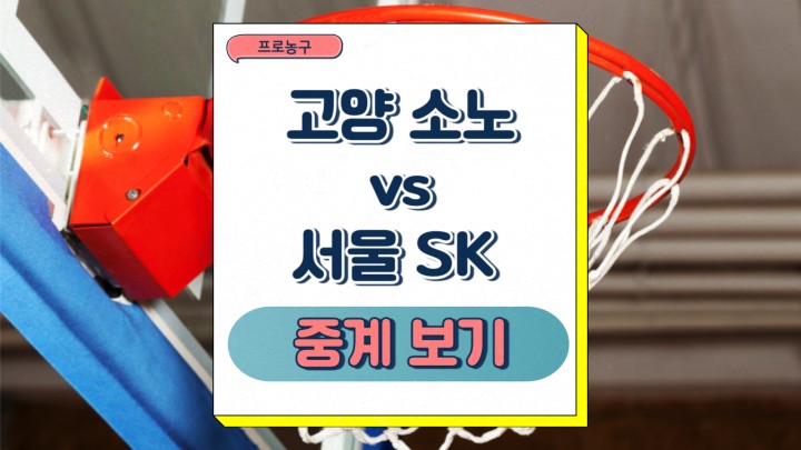  고양 소노 서울 SK 중계 프로농구 2025년3월7일 경기개요 팀 현황 전력 분석 관전포인트 승부예측