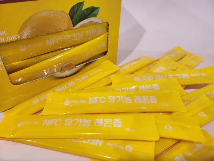  아임힐링 유기농 레몬즙스틱 100포, 자연 그대로 담은 활용법