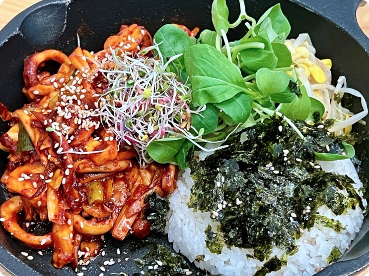  양산 물금 밥집 <팔공오징어덮밥>, 맛있는 오징어덮밥이 생각날 때 찾는 곳!