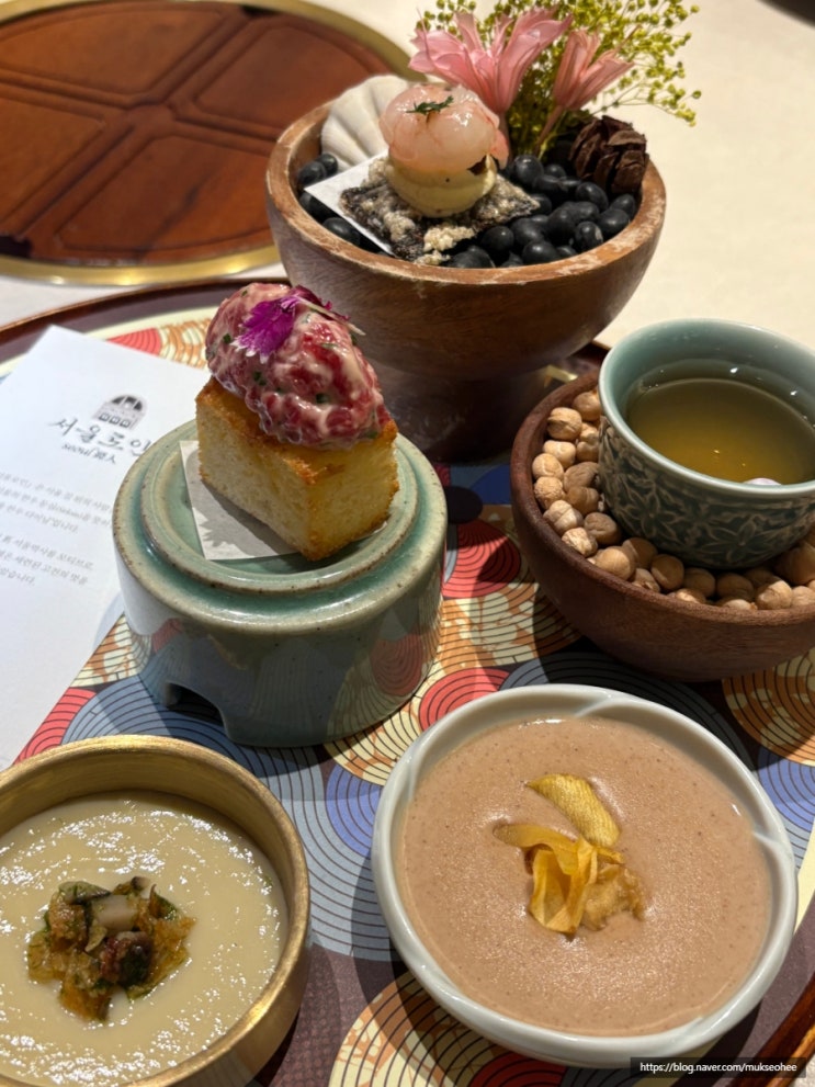  서울역 한정식 맛집 서울로인 상견례 한우오마카세 해신탕