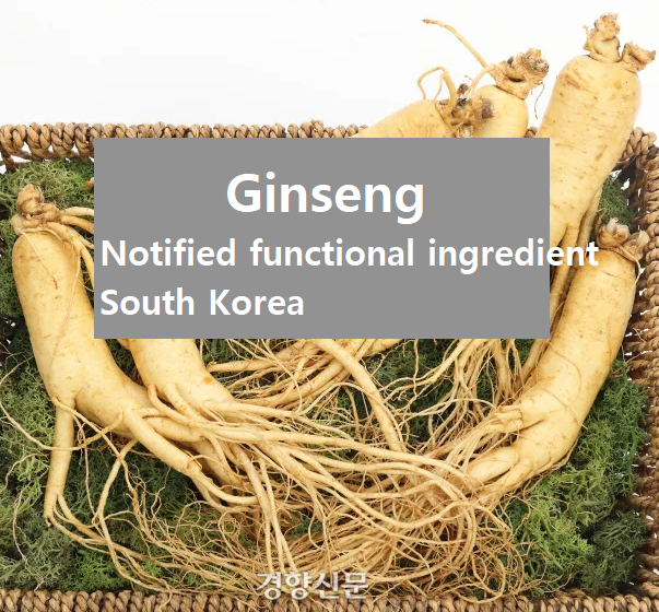  Notified functional ingredient_ Ginseng