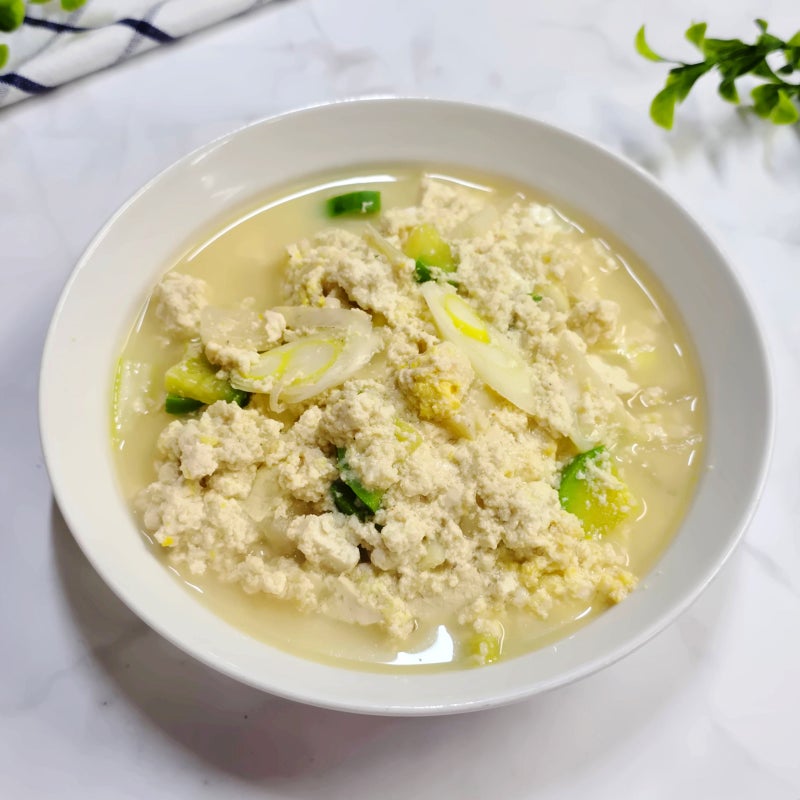 몽글몽글 순두부찌개 레시피 으깬 두부요리  맑은 초당순두부찌개 만들기