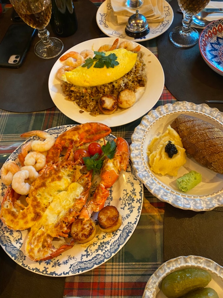  군산스테이크 랍스터버터구이 군산맛집 평판 좋은 군산 송범준식당 엄마와 함께하는 군산양식 나운동맛집