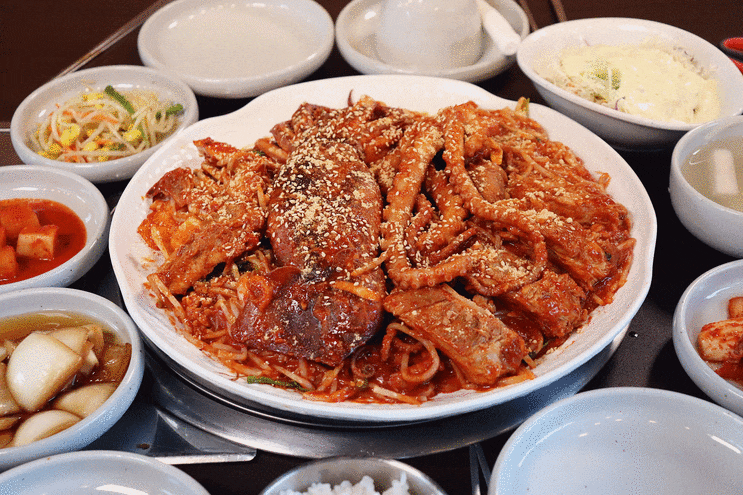 담양 맛집 추천 받고 차타고 달려갔던 등뼈감자탕등갈비수북점