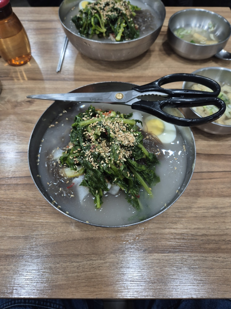  [강동구 천호동] 송월냉면 (냉면도 식감으로 먹을 수 있다, 근데 매콤한 육수를 곁들인)