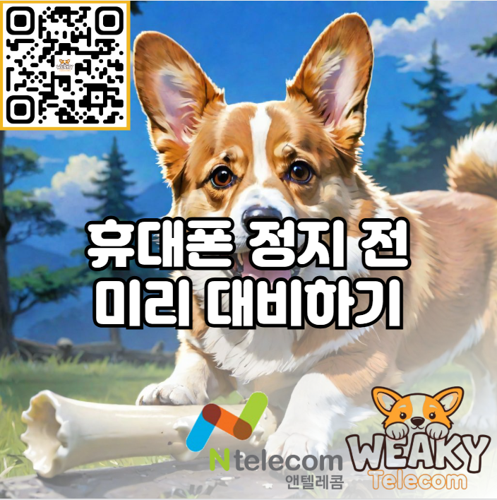  휴대폰이 정지될 예정이라 내 명의 휴대폰을 다시 개통해야 한다면?