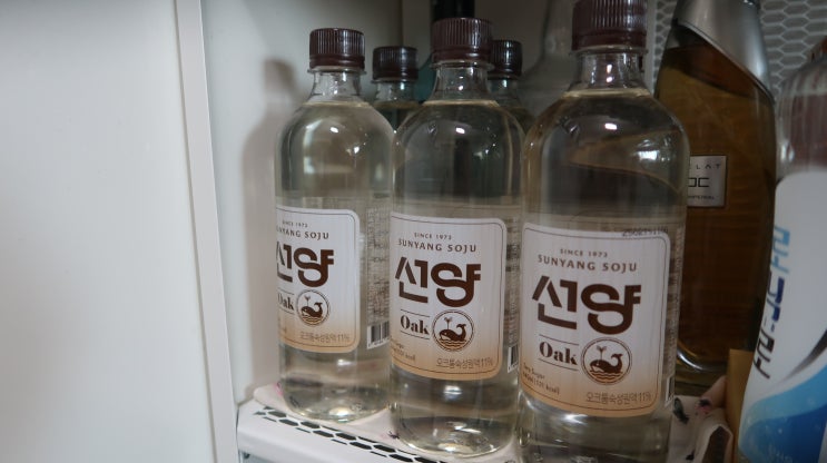  선양소주 오크 X GS25 할인구입 시음후기