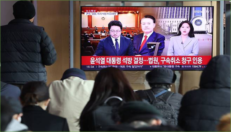 구속취소에도 <b>尹</b> 아직 구치소에…<b>검찰</b>이 <b>석방</b> 결정하지 못하는... 