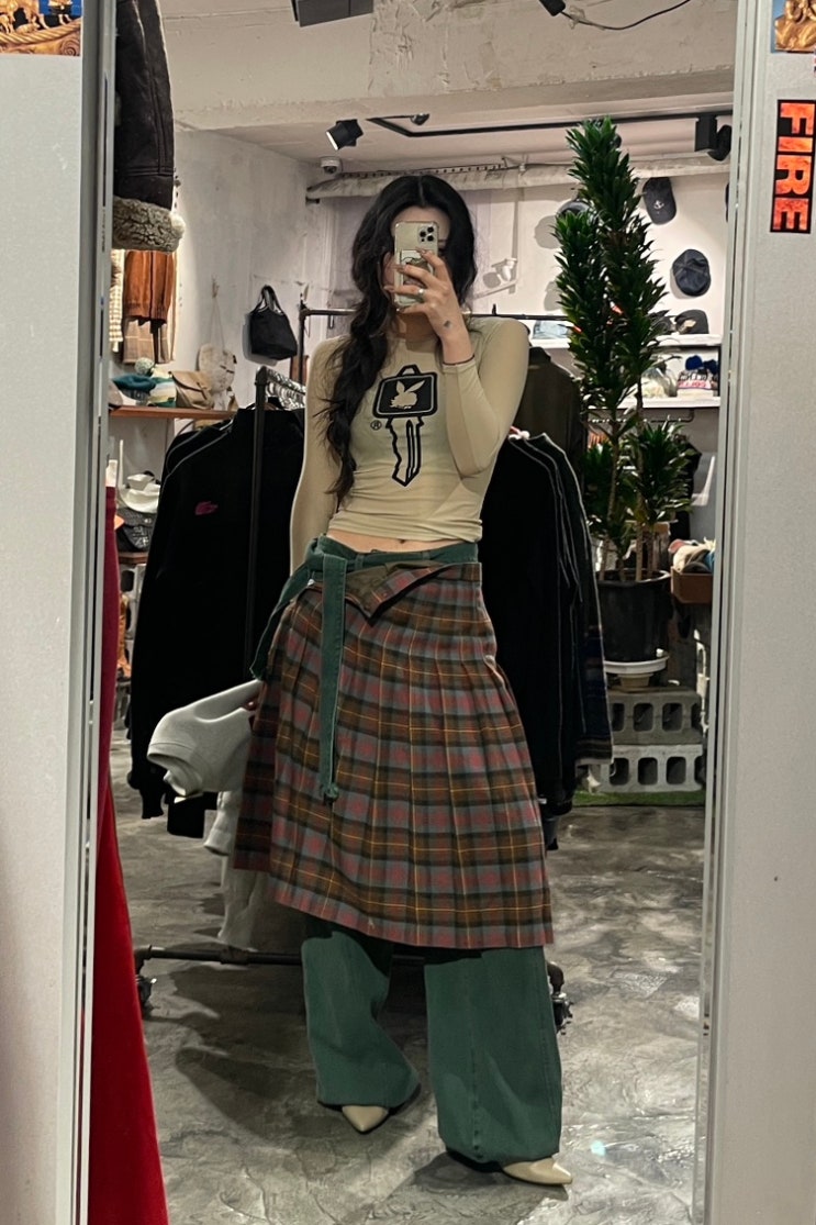  [빈티지샵] 스타일링 기록용(시즌 지났다는 뜻ㅎ)