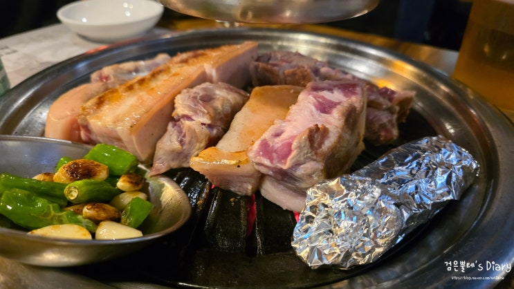  방이동 먹자골목 고기집 맛집 육화식당 서울 잠실 야간 데이트 갈만한곳