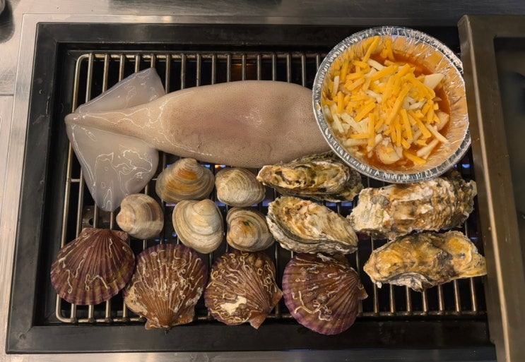  압구정 조개구이 하와이조개 압구정점 도심 속에서 즐기는 바다의 맛!