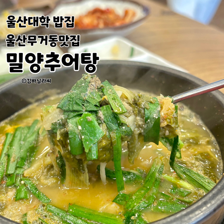 울산 무거동 맛집 밀양추어탕 울산대 밥집