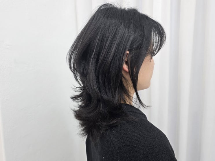 산본역 미용실 어반트랜드 산본점 중단발 레이어드 C컬 매직셋팅