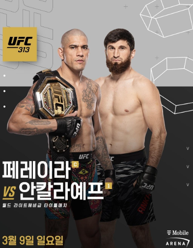 UFC313 <b>페레이라</b>VS안칼라예예프 경기 프리뷰(중계/경기시간)