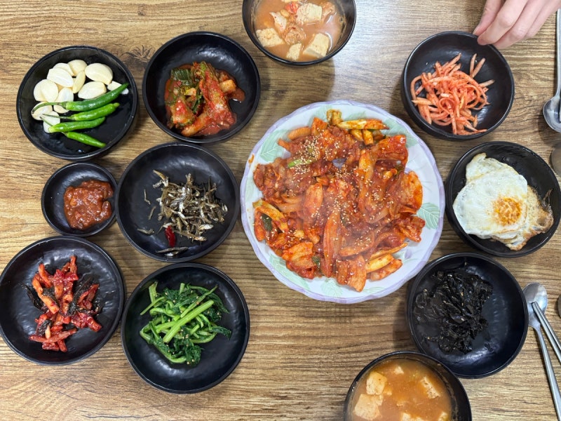 기장 국립부산과학관 근처 정식 맛집 개미식당