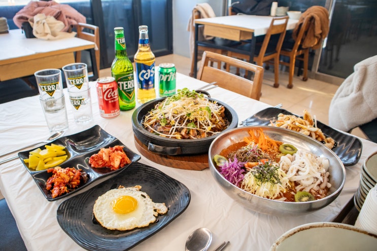  태안 만리포 현지인 맛집 먹거리 만리포돌짜장