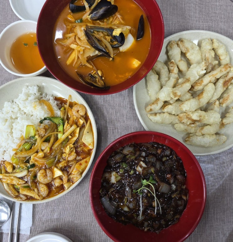  신기시장 짬뽕은 이곳 신기시장 맛집 자금성 중화요리 리뷰