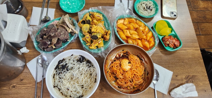  천안 안서동 백석대 앞 쯔양 먹방 촬영지 천원국수