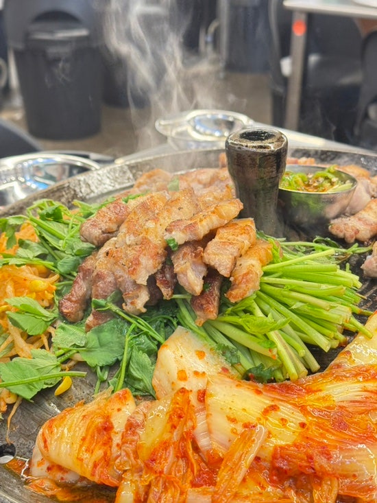 #동인천 목구멍 :: <b>미나리 삼겹살</b>이 맛있는 동인천고기집... 