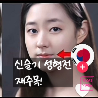  신슬기, 최근 배우 발연기로, 성형외과 원장 아버지 성형전 사진 재주목?!