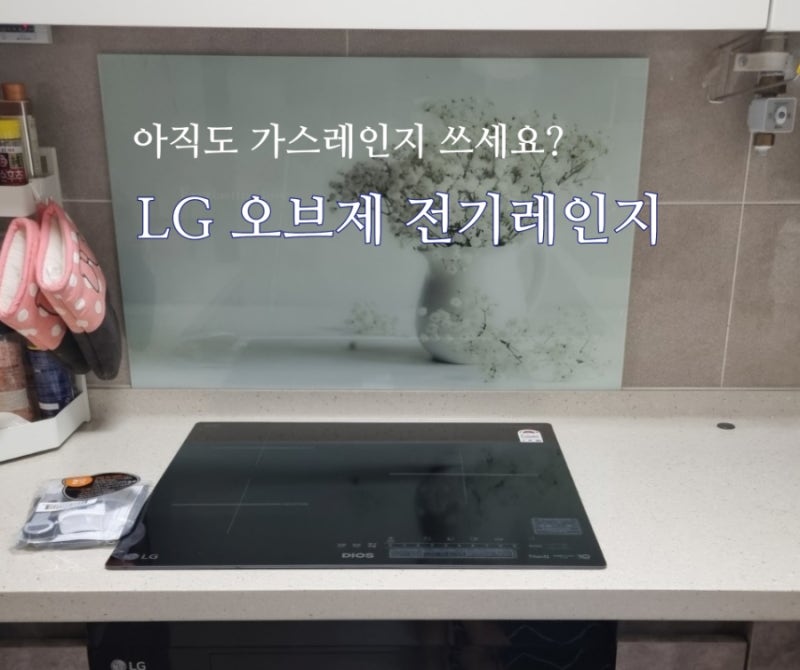 LG 디오스 전기레인지 인덕션 설치 솔직 후기
