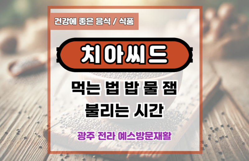 치아씨 치아씨드 치아시드 불리는 시간, 먹는 법, 밥, 물, 잼.