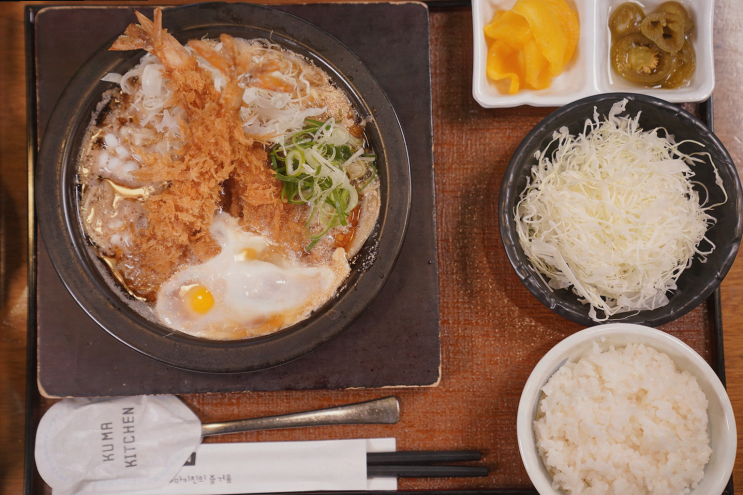 [맛집리뷰] 별내맛집 쿠마키친 별내점, 푸짐한 로제카츠나베와 쾌적한 분위기