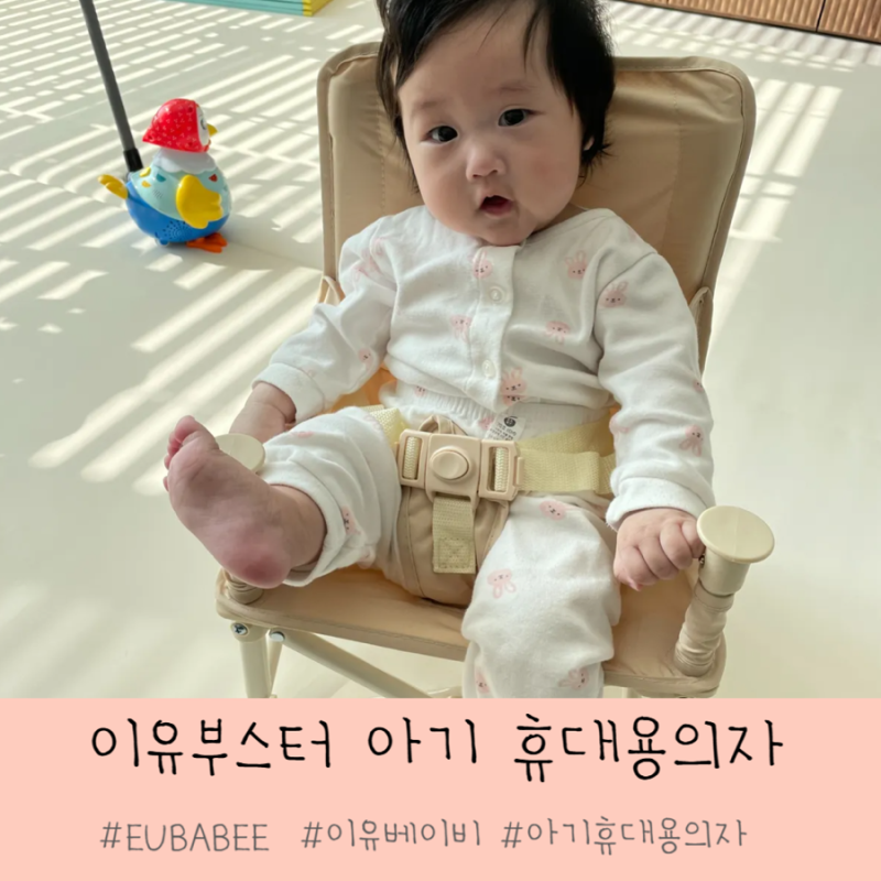 이유부스터 아기 휴대용의자 내돈내산 리뷰