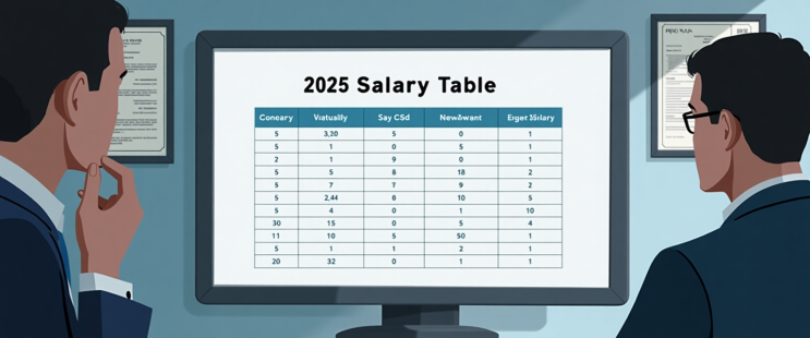 2025년 공무원 봉급표 대공개! 3% 인상에 숨겨진 놀라운 변화들