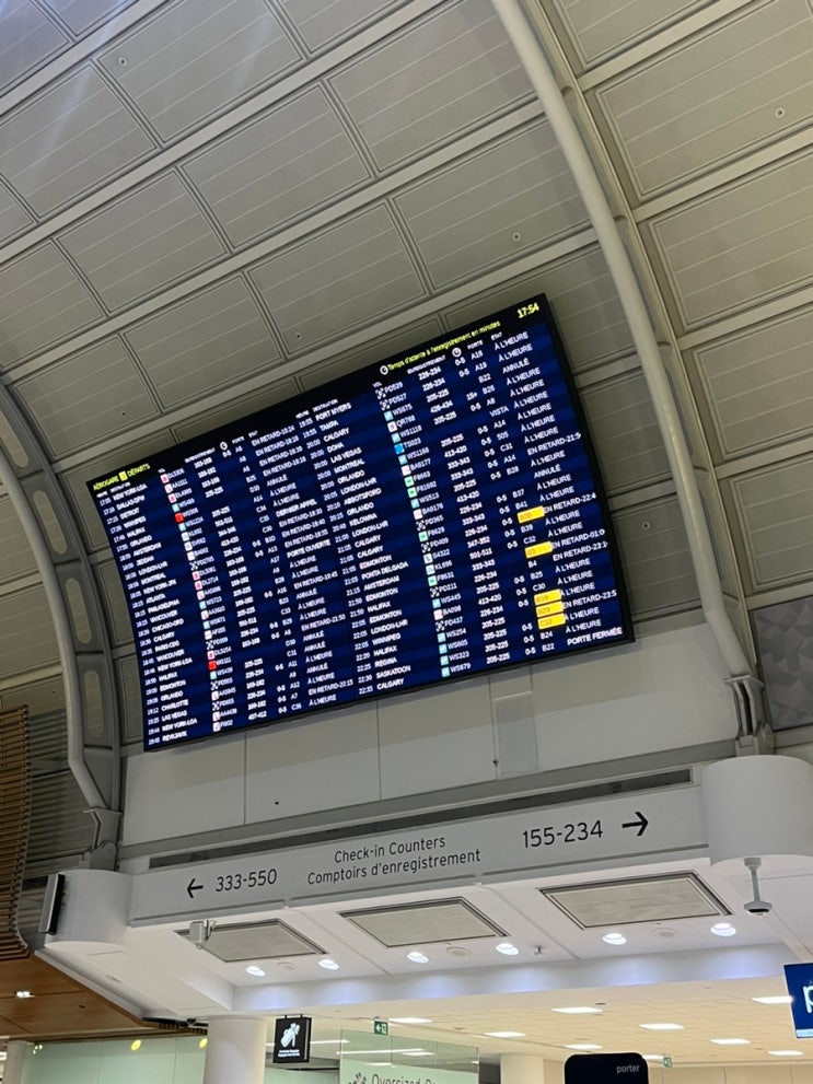  2025 캐나다 토론토 피어슨 공항 3 그리고 라운지