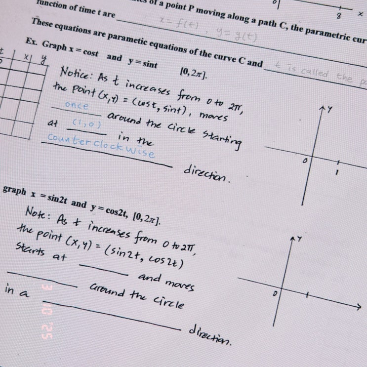  미국 10학년 수학 (Intergrated Math 3 Honors) 온라인 화상과외 준비