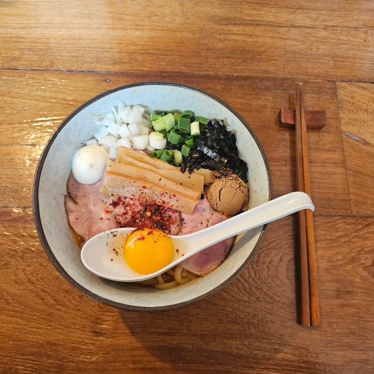 군자역 동네 맛집 일본 감성 식당 롱메 아부라소바