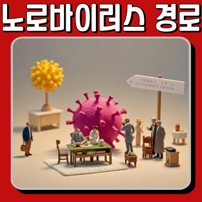 노로바이러스 원인과 전염 경로, 이렇게 감염됩니다!