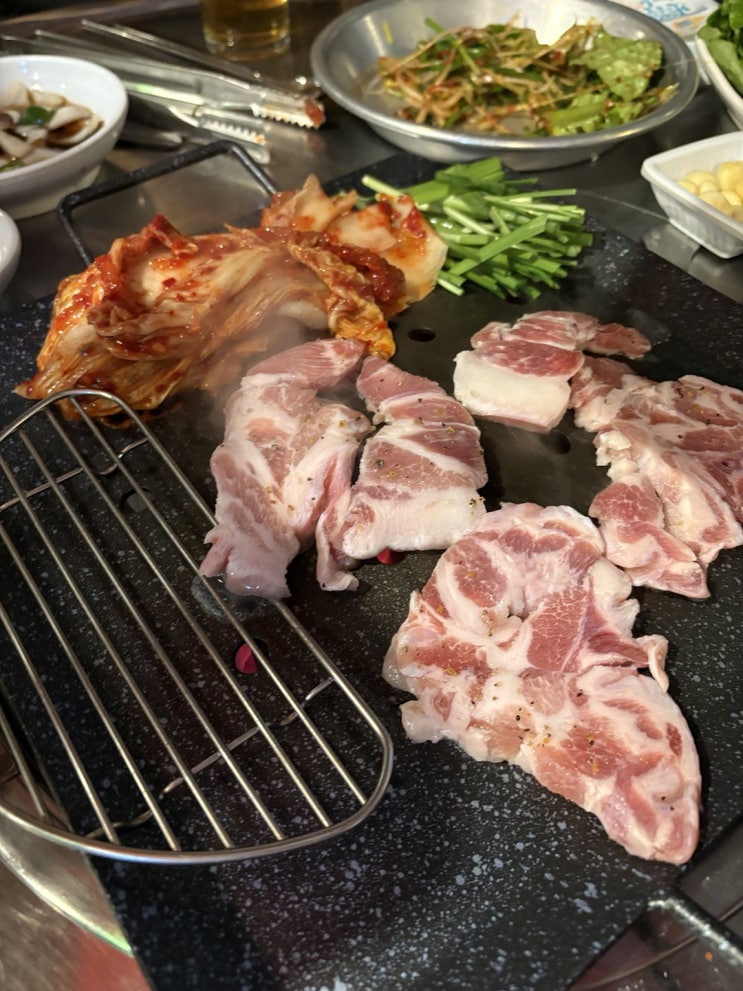  합정역 고기집 정구지뒷고기 후기