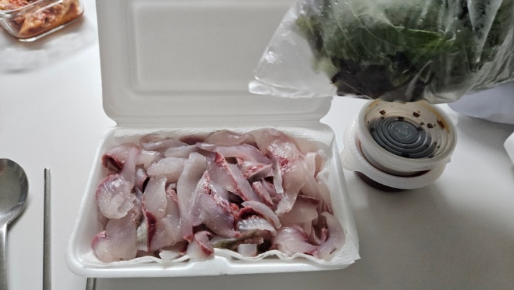  막썰어 회, 포장배달 전문 재송회센타
