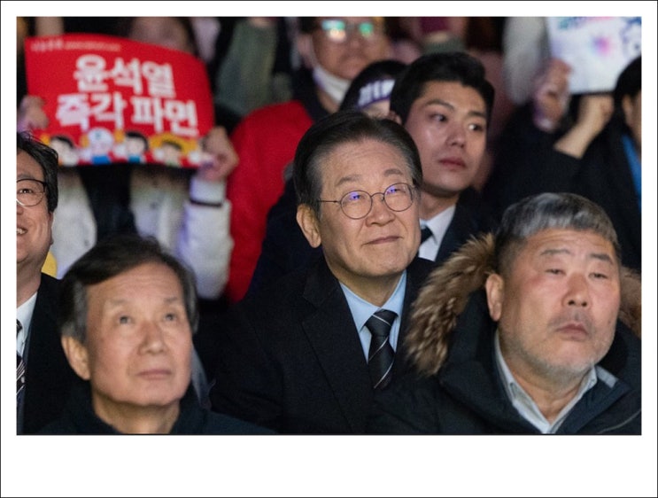 이재명 동력 떨어졌나? '<b>윤석열</b> <b>파면</b> 집회'에 5500명?