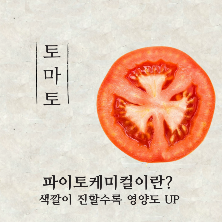 파이토케미컬이란? 색깔이 진할수록 영양도 UP & 토마토 라이코펜