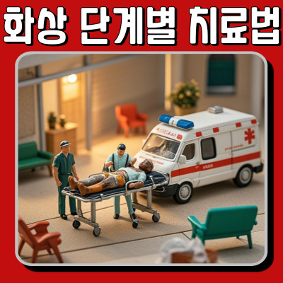 화상 치료법 완전 정리! 단계별 증상과 응급처치 TIP
