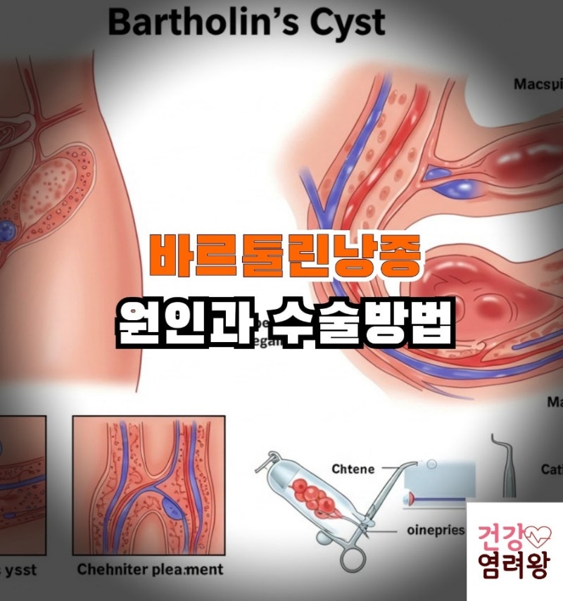 바르톨린낭종 원인과 수술 자연치유 모든것 (질혹)
