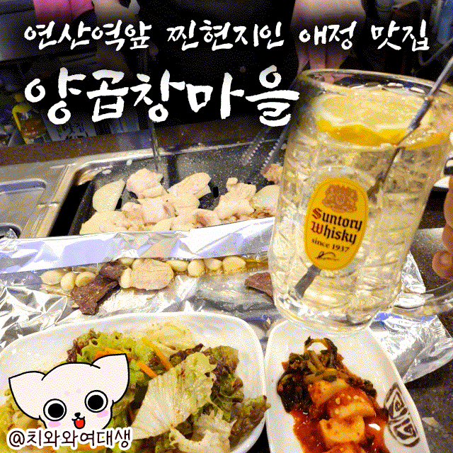  연산역맛집 양곱창마을 2호점 술집 강추 후기