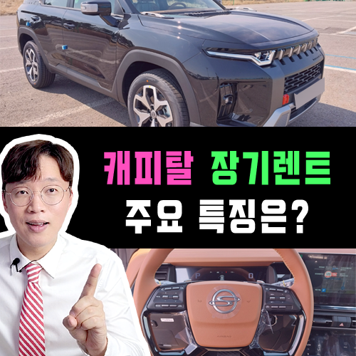  KB BNK 농협 하나 등 캐피탈 장기렌트 카 주요특징 / 25년 기준