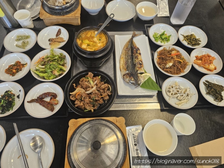  일산 덕이동 한식 밥집 12첩 반상 가이오밥상