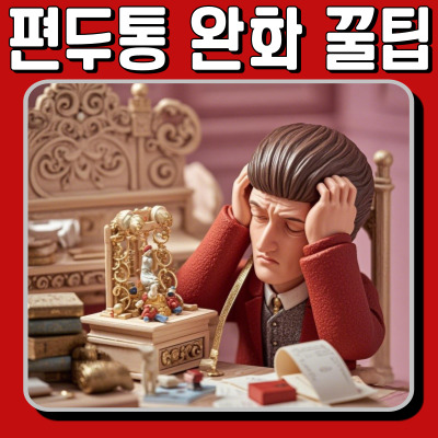 극심한 편두통, 이 방법으로 완화하세요!